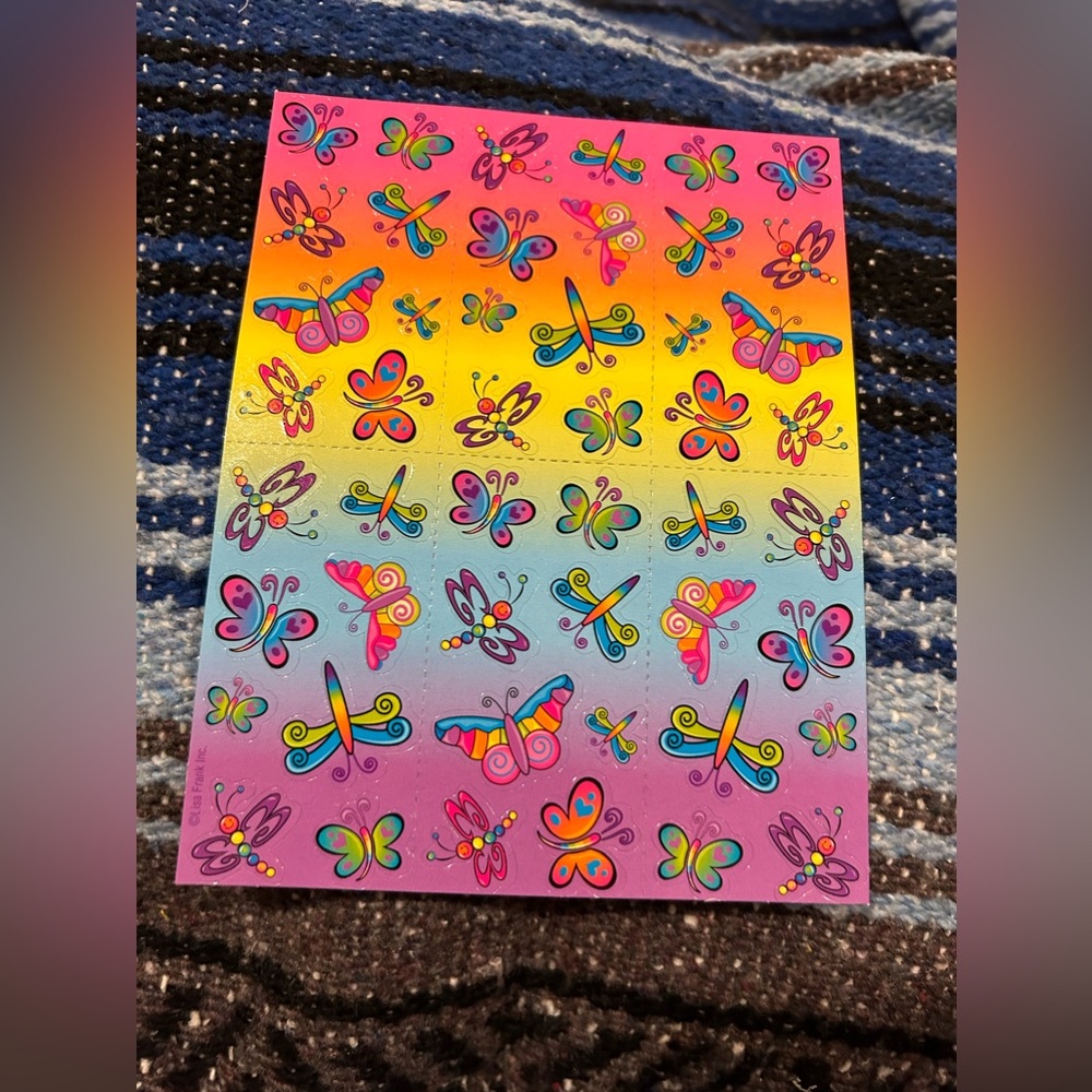 Vintage Lisa Frank Sticker sheet